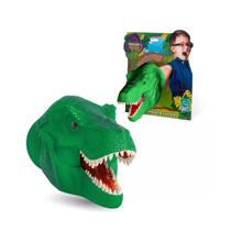 Fantoche Dinossauro Rex Cabeça De Borracha Grande Kids