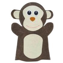 Fantoche - Feltro - Macaco - Kits E Gifts