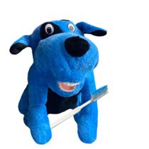 Fantoche Odontológico Pelúcia Macro Arcada - Cachorro Azul Fantoche Odontológico Pelúcia Macro Arcada - Cachorro Azul