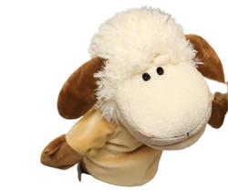 Fantoche Ovelha Pelúcia De Mão Teatro Infantil Animais 25cm Fantoche Ovelha Pelúcia De Mão Teatro Infantil Animais 25cm