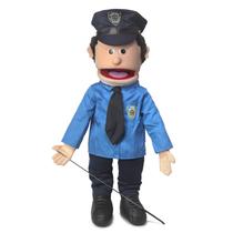 Fantoche Policial Silly Puppets 64 cm Corpo Inteiro Ventríloquo Fantoche Policial Silly Puppets 64 cm Corpo Inteiro Ventríloquo