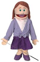 Fantoche Sarah Silly Puppets 64 cm de corpo inteiro para ventríloquo Fantoche Sarah Silly Puppets 64 cm de corpo inteiro para ventríloquo