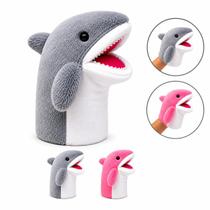 Fantoche Tubarão De Mão Pelúcia Macia Infantil Interativo 20cm Cinza Ou Rosa Escolar Educativo Fantoche Tubarão De Mão Pelúcia Macia Infantil Interativo 20cm Cinza Ou Rosa Escolar Educativo