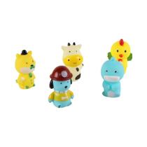 Fantoches De Dedo Para Bebês, Mini Animais Educacionais, Bonecos De Borracha De Desenho Animado,