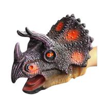 Fantoches De Mão De Cabeça De Dinossauro Infantil T-RexJurass Tubarão Tigre Brinquedo De Pelúcia
