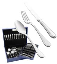 Faqueiro 101 Peças Aço Inox Wolff Geneve Com Estojo de Madeira