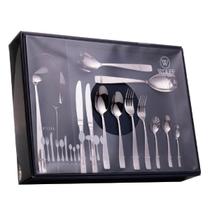 Faqueiro 101 Pecas De Aco Inox Com Caixa Litografada Pisa Wolff