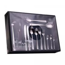 Faqueiro 101 Peças De Aço Inox Com Caixa Litografada Viena Cor Prateado Wolff
