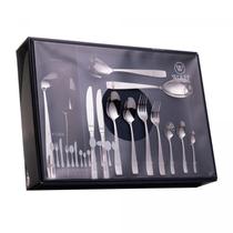 Faqueiro 101 Peças Pisa Aço Inox Caixa Litografada Wolff