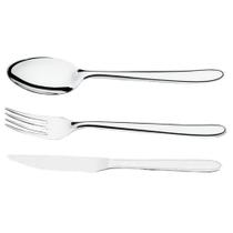 Faqueiro 12 Pessoas Garfos Colheres Facas de Churrasco Inox Siena Mesa Posta Servir Faqueiro 12 Pessoas Garfos Colheres Facas de Churrasco Inox Siena Mesa Posta Servir