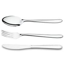 Faqueiro 12 Pessoas Garfos Colheres Facas de Mesa Inox Siena Mesa Posta Faqueiro 12 Pessoas Garfos Colheres Facas de Mesa Inox Siena Mesa Posta