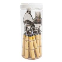 Faqueiro 16 Peças Bambu
