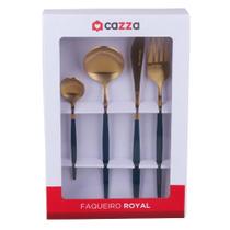 Faqueiro 16 Peças Inox Royal Cazza