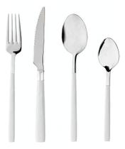 Faqueiro 16 Peças Istambul Cabo Pintado Branco Açoinox Wolff Faqueiro 16 Peças Istambul Cabo Pintado Branco Açoinox Wolff