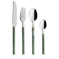 Faqueiro 16 Peças Selva Talheres Aço Inox com Cabo em ABS Oxford