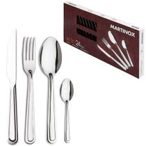 Faqueiro 24 pc aco inoxidavel martinox
