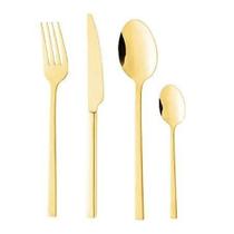Faqueiro 24 peças em Aço Inox Firenze Dourado Wolff Faqueiro 24 peças em Aço Inox Firenze Dourado Wolff