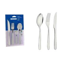 Faqueiro 24 Peças Havaí Aço Inox com Facas para Churrasco Tramontina Faqueiro 24 Peças Havaí Aço Inox com Facas para Churrasco Tramontina