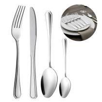 Faqueiro 24 Peças Para Sobremesa Garfo Colher Faca e Colher de Chá Inox Em Casa Tem Faqueiro 24 Peças Para Sobremesa Garfo Colher Faca e Colher de Chá Inox Em Casa Tem