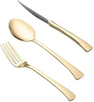 Faqueiro 30 Peças Aço Inox Com Gift Box Berna Dourado -Wolff