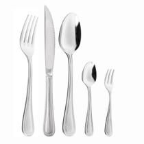 Faqueiro 30 Peças Com Faca De Churrasco Aço Inox Perola Wolff