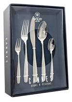 Faqueiro 30 Peças completo Inox Cannes Wolff