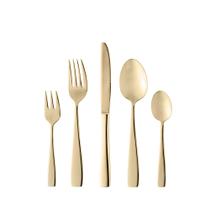 Faqueiro 30 Peças de Aço Inox Pisa Champanhe Fosco