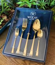 Faqueiro 30 Peças De Inox Berna C/ Gift Box Wolff 71422