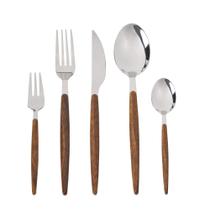 Faqueiro 30 Peças em Inox Wooden Kenya Faqueiro 30 Peças em Inox Wooden Kenya