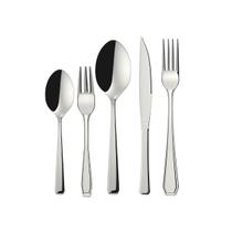 Faqueiro 30 Peças Inox Jogo de Talheres Euro Home Estojo Bambu Strauss