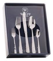 Faqueiro 30pc aco inox pisa