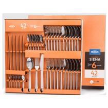 Faqueiro 42 Peças em Aço Inox Siena Brinox (Serve 6 Pessoas)