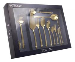 Faqueiro 54 peças wolff viena inox 71885