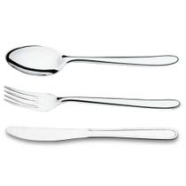 Faqueiro 72 Talheres Garfos Colheres Facas de Mesa Inox Siena Mesa Posta Servir