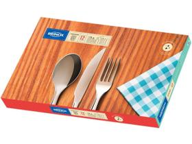 Faqueiro 90 Peças Brinox Bellagio Aço Inox