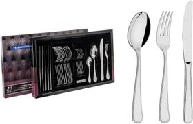 Faqueiro Aço Inox 24 Peças Tramontina Kit Talheres Jantar