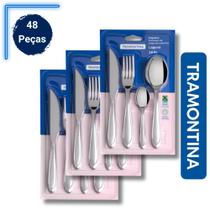 Faqueiro Aço Inox 48 Peças Laguna Tramontina