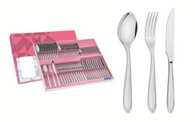 Faqueiro Aço Inox 60pcs Laguna com Facas para Churrasco Tramontina