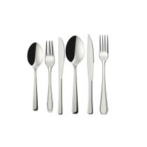 Faqueiro Aço Inox Estojo Bambu 42 Peças Jogo de Talheres Euro Home