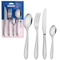 Faqueiro Aço Inox Jogo de Talheres Tramontina Laguna 16 peças