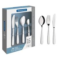 Faqueiro Amazonas com 16 Peças em Aço Inoxidável Acabamento Alto Brilho - Tramontina Faqueiro Amazonas com 16 Peças em Aço Inoxidável Acabamento Alto Brilho - Tramontina