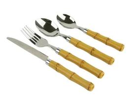 Faqueiro Asper Bamboo Conjunto 24 Pecas - Mimo Style Faqueiro Asper Bamboo Conjunto 24 Pecas - Mimo Style