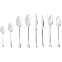 Faqueiro Berna 48 Peças Inox Wolff Jogo Talheres Mesa Posta Elegante Garfos Facas Colheres