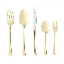 Faqueiro Berna Dourado 30pcs Inox Wolff Faqueiro Berna Dourado 30pcs Inox Wolff