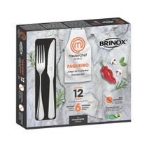 Faqueiro Brinox 12 Pç Aço Inox Facas De Mesa Masterchef