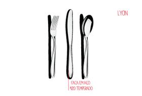 Faqueiro Brinox Lyon 42 Peças Aço Inox
