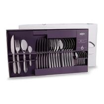 Faqueiro Brinox Lyon C/ 24 Peças Inox Cor Cinza Faqueiro Brinox Lyon C/ 24 Peças Inox Cor Cinza