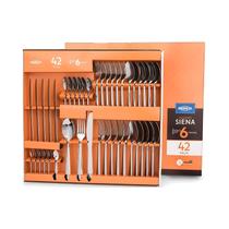 Faqueiro Brinox Siena 42 Peças Aço Inox