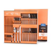 Faqueiro Brinox Siena 42 Peças Aço Inox Faqueiro Brinox Siena 42 Peças Aço Inox