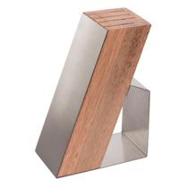 Faqueiro Cepo Organizador de Facas Bancada Kort 5 Facas e 1 Tesoura